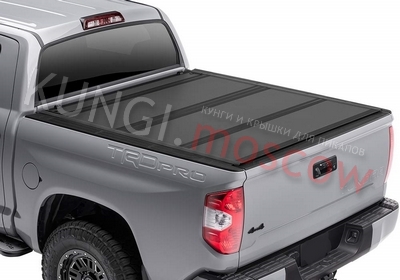 Жесткая четырехсекционная крышка Toyota Tundra II 5.5 Short Bed ― Кунги и тюнинг для пикапов в Москве