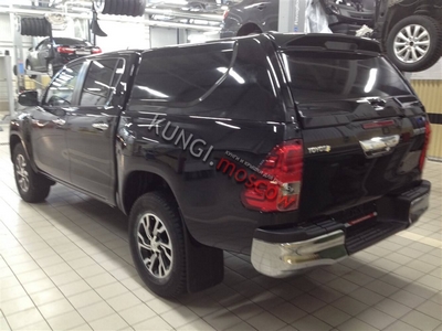 ABC.TOHIL.BR.04B КРЫША (КУНГ) КУЗОВА ДЛЯ TOYOTA HILUX (ДВОЙНАЯ КАБИНА) (08.2015-) (ЧЁРНАЯ) (1 ДВЕРЬ) CARGO АВС-ДИЗАЙН ― Кунги и тюнинг для пикапов в Москве
