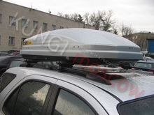 TOYOTA HILUX REVO D/Cab Автобокс Hakr 320, серебристый, глянцевый, 1850x600x400мм. производство Чехия (код 0871)