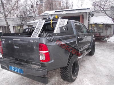 Дуга безопасности многофункциональная Toyota Hilux. Арт. 15061 ― Кунги и тюнинг для пикапов в Москве