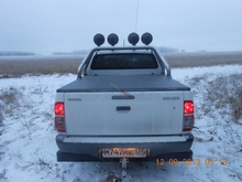 Крышка кузова пикапа Rugged Cover, 3 секции, винил, TOYOTA HILUX, 2006-н.в.