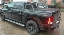 Крышка кузова с дугой для пикапа Dodge RAM Crew Cab 2006-2014 г.в. (2 положения открывания 45 и 90 гр.) черная