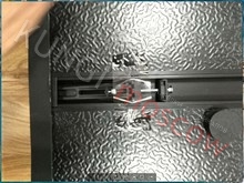 Крышка для пикапа TOYOTA TUNDRA CREW MAX; 5,5 (2005-2014) алюминиевая, черная из 3-х частей (код-HTF1144)