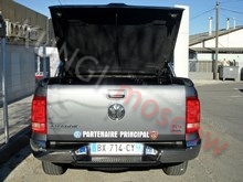 Крышка кузова TopUp Стандарт для пикапа VW Amarok (2 положения открытия 45 и 90гр.) без дуги, окрашенная в цвет