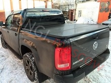 Крышка кузова для пикапа VW AMAROK, алюминиевая черная из 3-х частей