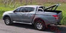 Крышка Mitsubishi L200 NEW D/Cab c 2015- Euro Star с дугой в грунте