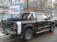 Дуга в кузов пикапа Dodge RAM 1500 Quad Cab/Extra Cab 2006-2014 г.в. из 3-х труб d.90 мм.