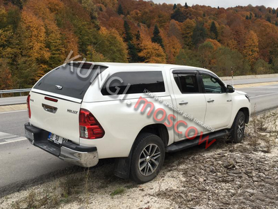 Кунг Euroline Canopy на Toyota Hilux Revo (2015-2019) В цвет кузова. ― Кунги и тюнинг для пикапов в Москве