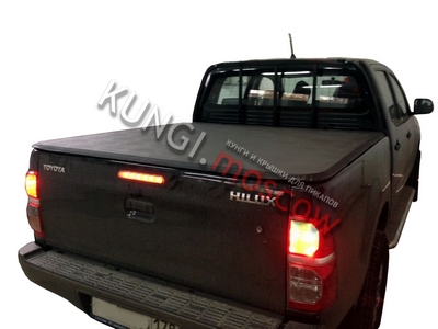 Мягкий трехсекционный тент Toyota Hilux VIII Revo ― Кунги и тюнинг для пикапов в Москве