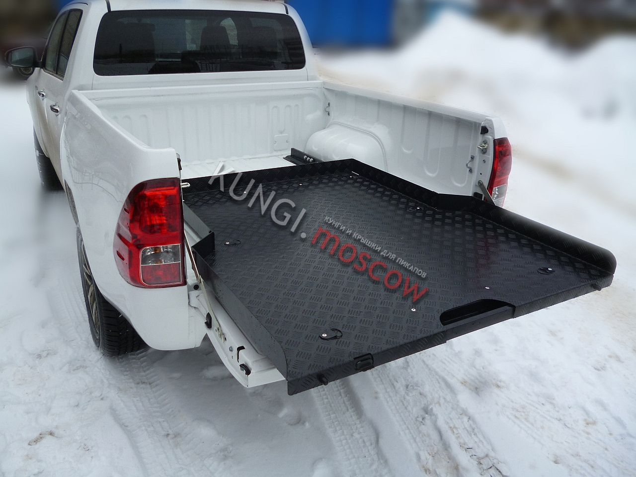 Платформа грузовая выкатная Toyota Hilux Revo (2015- двойная кабина, короткий кузов) АВС-Дизайн ABC.TOHIL.CS.06