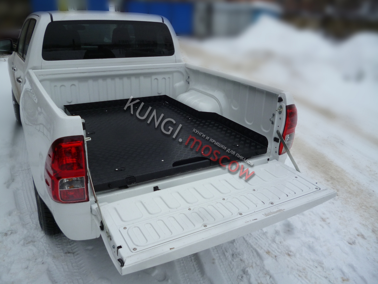 Платформа грузовая выкатная Toyota Hilux Revo (2015- двойная кабина, короткий кузов) АВС-Дизайн ABC.TOHIL.CS.06