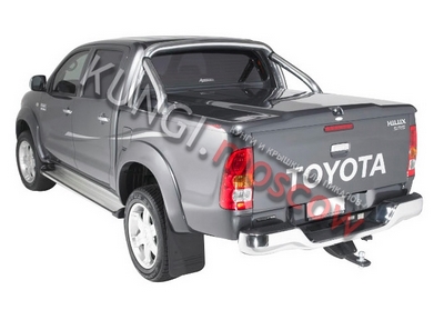 Подъемная крышка TopUp с дугами Toyota Hilux VIII Revo (в грунте) (2015+) ― Кунги и тюнинг для пикапов в Москве