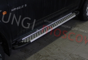 Souz-96 Пороги алюминиевый профиль GREAT WALL Wingle 5 11-