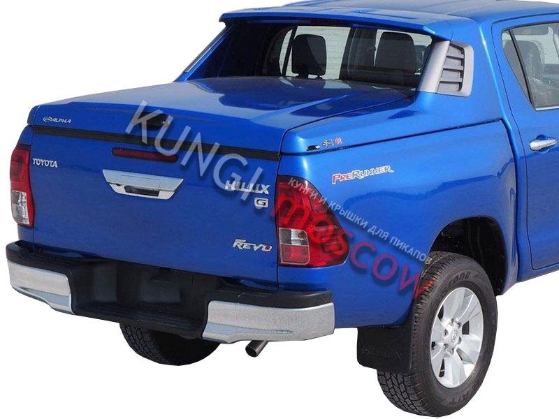 Спортивная крышка ALPHA со стоп сигналом Toyota Hilux VIII Revo (в грунте) (2015+) STOD4151