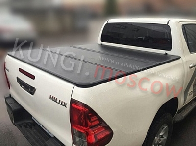 Жесткая трехсекционная крышка кузова для Toyota Hilux (1) ― Кунги и тюнинг для пикапов в Москве