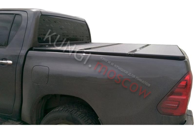 Жесткая трехсекционная крышка кузова для Toyota Hilux (1) 